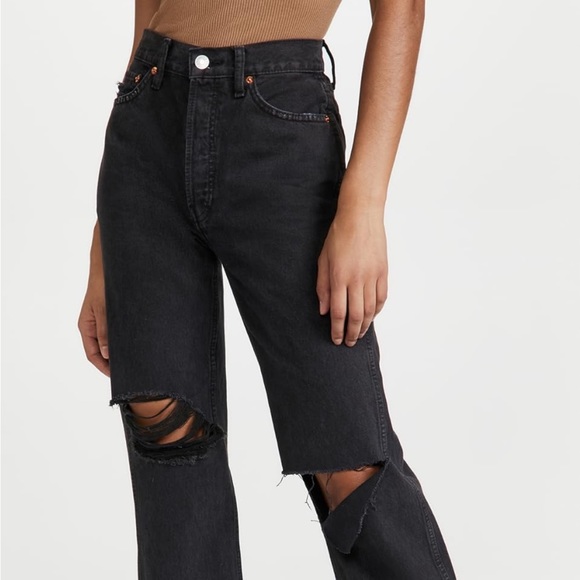 RE/DONE High Rise Rigid Loose Jean - Picture 2 of 3